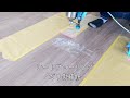 【シートフローリングのキズ補修】地味に難しい。／ Repair scratches on sheet flooring