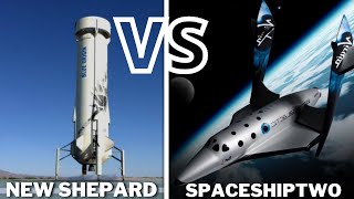 Blue Origin VS Virgin Galactic \/\/ New Shepard VS SpaceshipTwo!!!