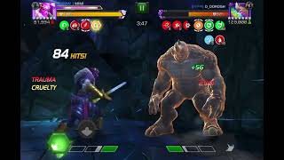 Baron Zemo vs Node 16 Rhino | _GOW_ vs R.All | AW Season 67 #10 | Marvel Contest of Champions