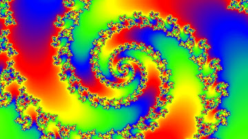 Silent Psychedelic Fractal Zoom! Spiral In, Spiral Out!
