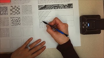 Zentangle Worksheet Demo