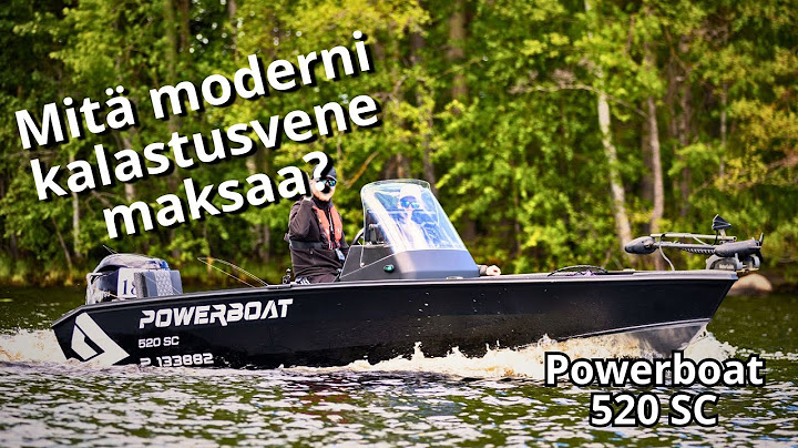 VENEHANKINTA: Tuhansien säästöt ja kymmenien menot | Powerboat 520 SC