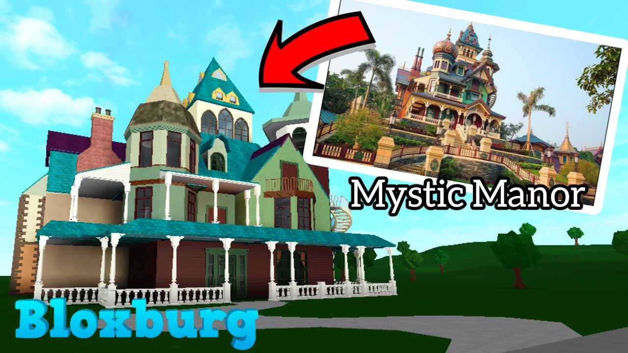 HKDL MYSTIC MANOR model in BLOXBURG - YouTube