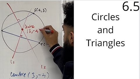 Edexcel AS Level Maths: 6.5 Circles and Triangles (Circumcircle and Circumcenter)