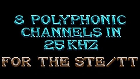 ATARI STe - Dynamite music demo by Unit 17