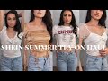 HUGE SHEIN SUMMER CLOTHING TRY ON HAUL