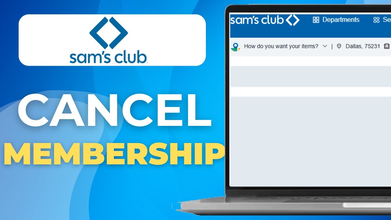 Как отменить членство в клубе Сэма