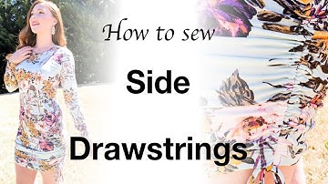 How to Sew a Drawstring Into a Side Seam (Tutorial)