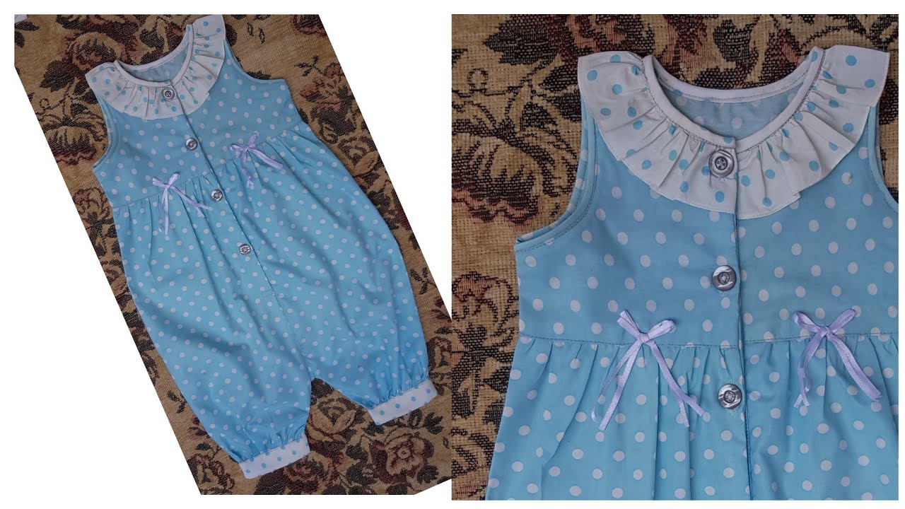 Baby Romper cutting and stitching YouTube