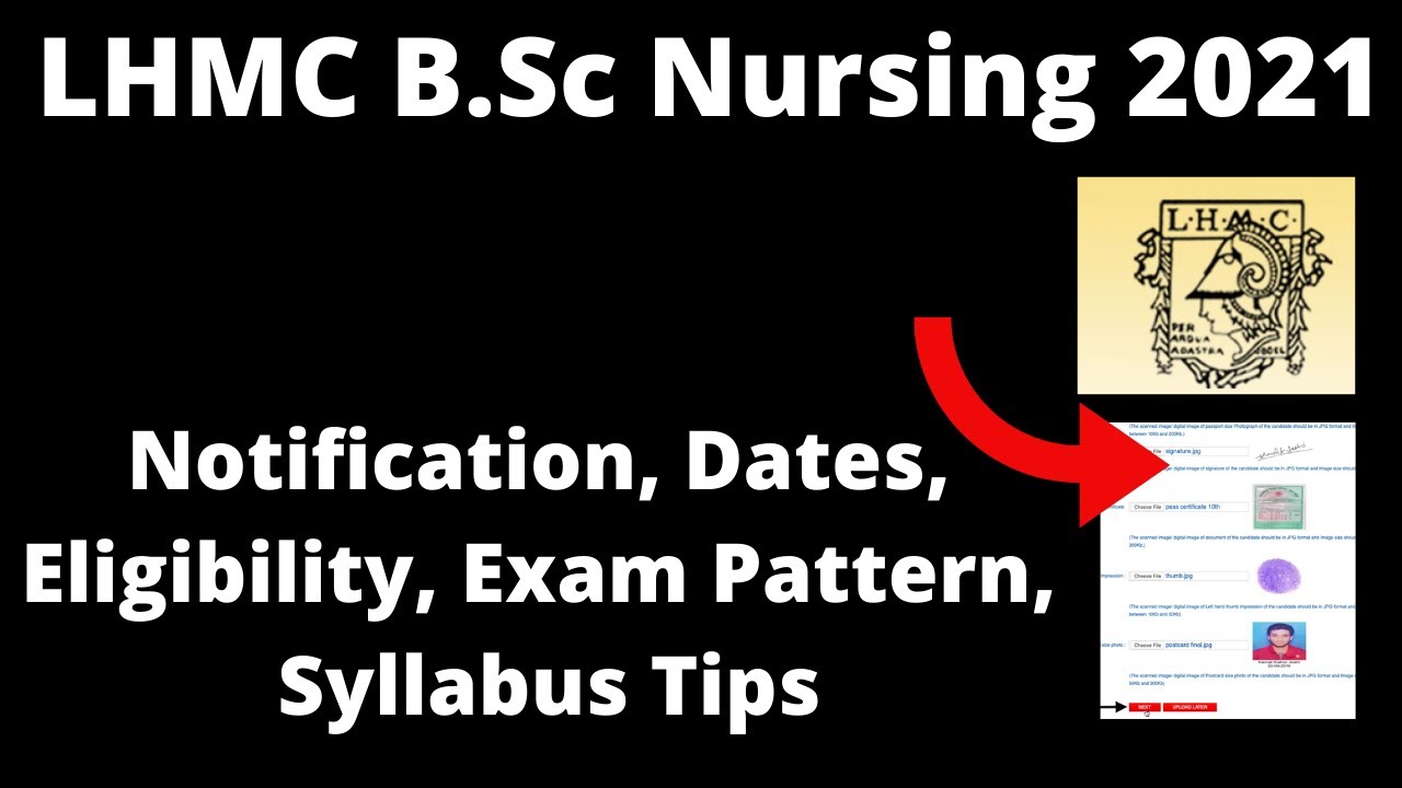 LHMC B.Sc Nursing 2021 : Admission Application Form, Important , Eligibility, Pattern, Syllabus