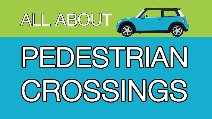 All You Need to Know About Pedestrian Crossings | miDrive