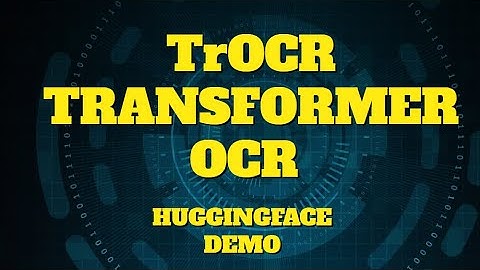 TrOCR Transformer-based Optical Character Recognition  Microsoft  Hugging Face TrOCR Demo
