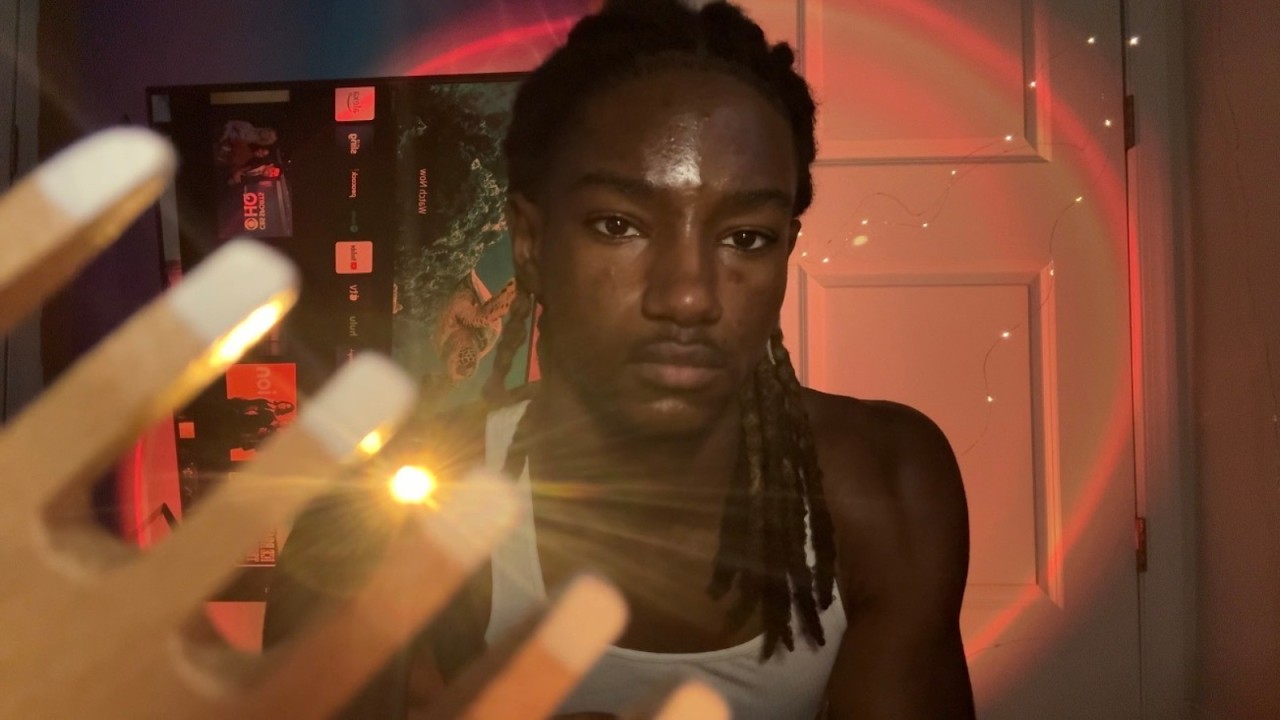 asmr focus exam (lots of lights + ignore this & more)