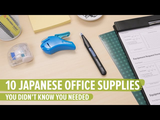 6 awesome Japanese workspace and stationery products for when you