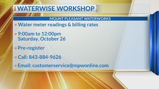 Mt Pleasant Waterworks to host Waterwise Workshop