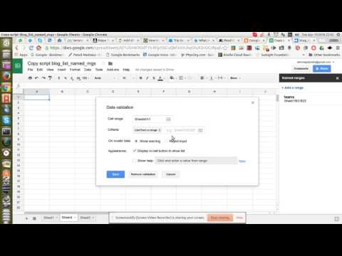 demo of Google Spreadsheet Programming With Google Apps Script in action