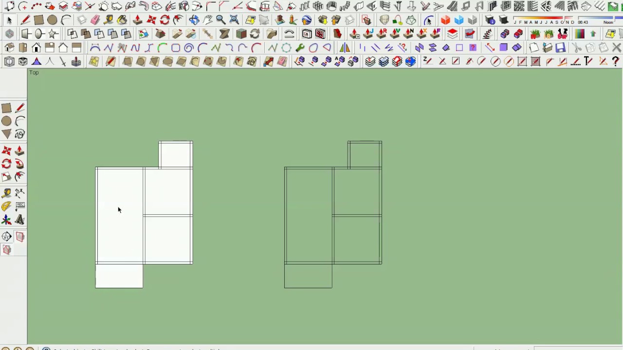 TRIK menggunakan plugin make face pada google sketchup  