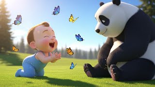 Panda Learns 123 Fun 🐼🎶 | Numbers Song for Kids | Preschool Counting Adventure