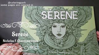 Serene -Nicholas F. Chandrawienata- Flip through (some pages are colored in) screenshot 5