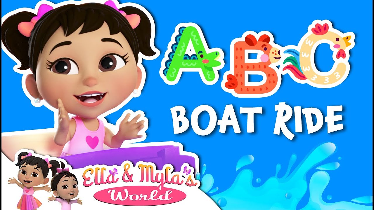 ABC Song Boat Ride Ella & Myla's World YouTube