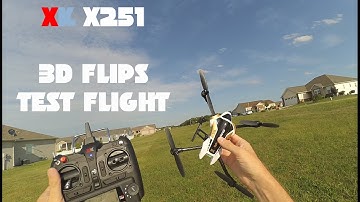XK X251 "WHIRLWIND" 3D Flips Flight Review