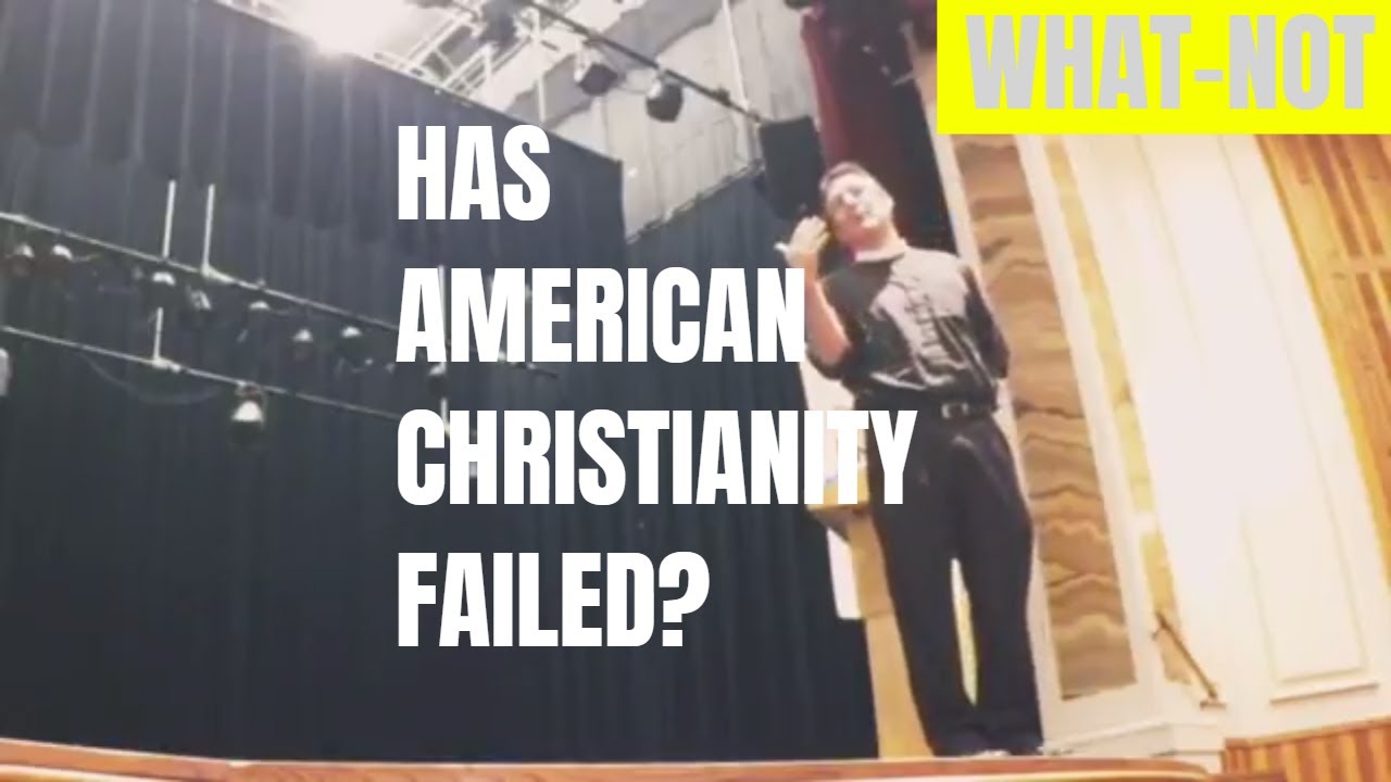 Has American Christianity Failed Presentation At CU Boulder YouTube