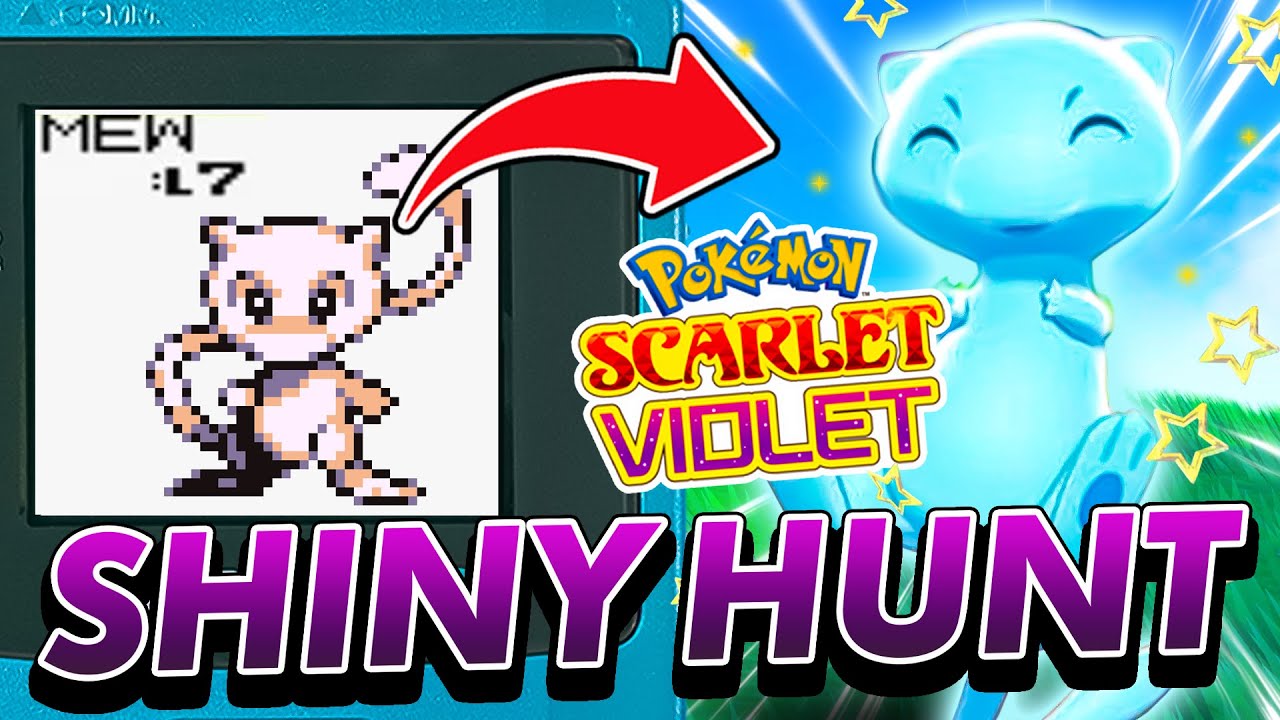 Mew Rby Pokemon LIVE! SHINY MEW HUNTING in RBY to Pokemon Scarlet and Violet - YouTube