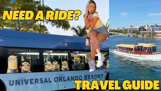 Universal Orlando Transportation ULTIMATE GUIDE - Superstar Shuttle, Water Taxis & More