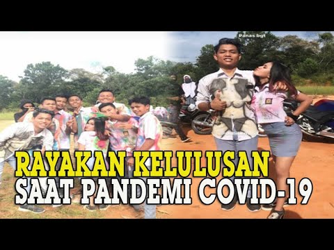 VIDEO VIRAL Anak SMA Rayakan Kelulusan Coret-coret Saat Pandemi Covid-19