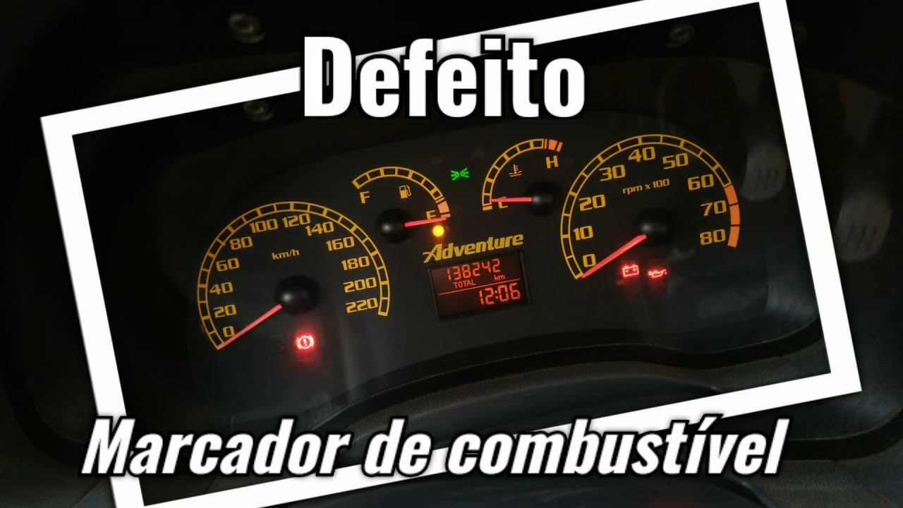 Marcador de combustível com defeito, parou de marcar. - YouTube