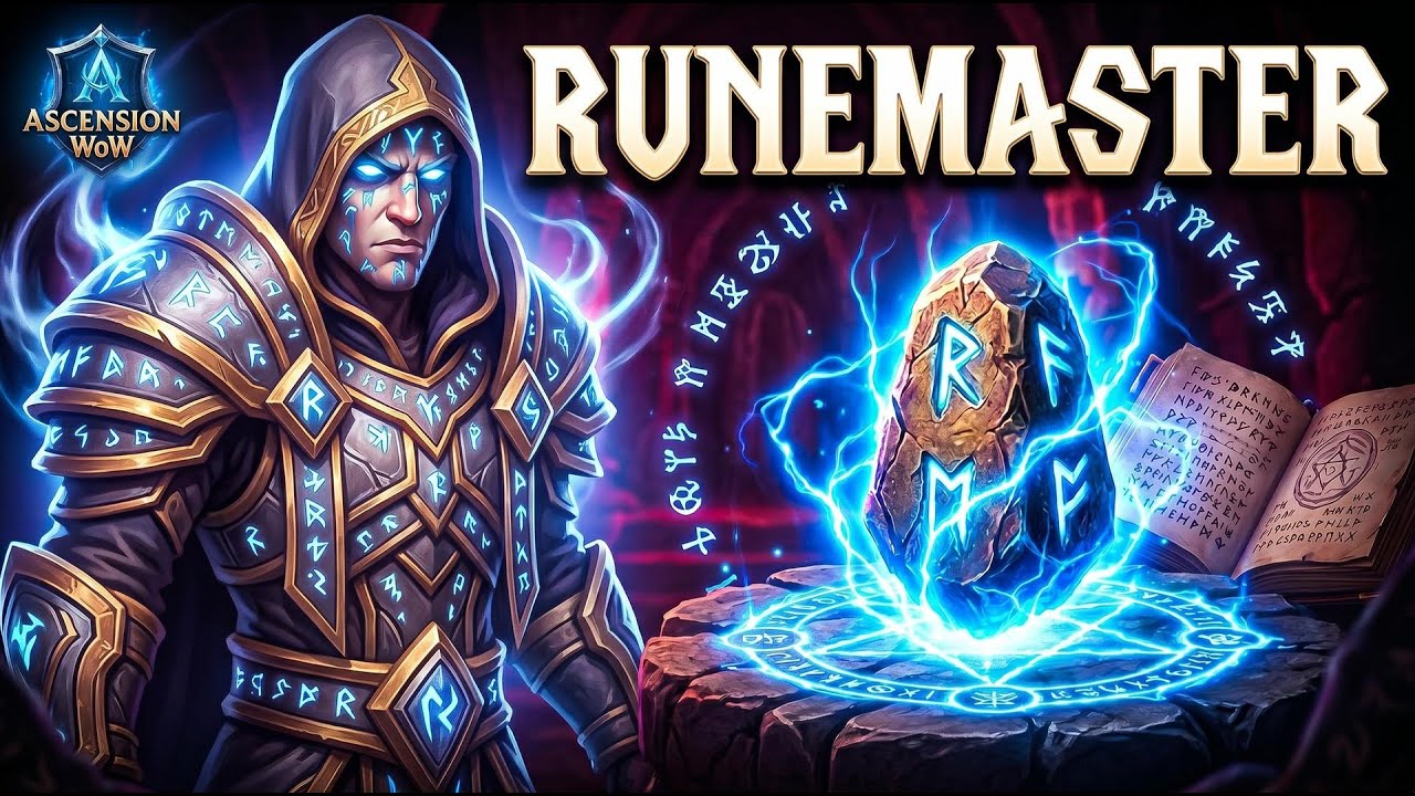 Warcraft Rune Master Runes Have Never Hit This Hard — Runemaster Leveling LIVE | Ascension ...