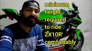 minimum height required to ride any SUPER BIKE ZX10R 2022 | kg