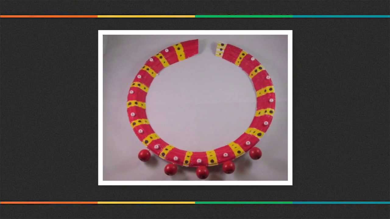 VCreate African Beaded Paper Necklace