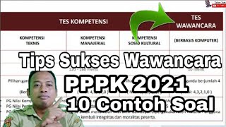 Contoh soal wawancara pppk guru 2021