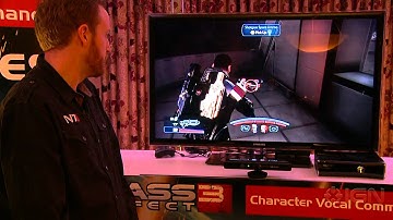 Mass Effect 3 Kinect Demonstration