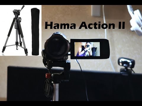 Штатив-трипод HAMA Action II, черный [00004459]