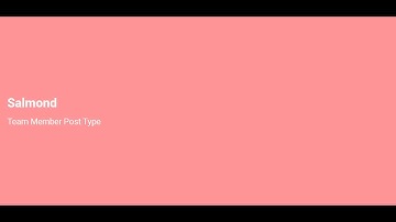 Team Member Post Type