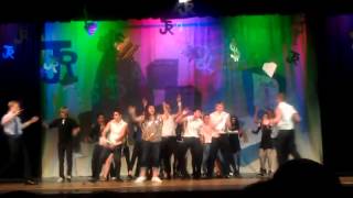 Sarah Rowe  and the Class of 2013 Juniorette LIpSync Live performanc DHS