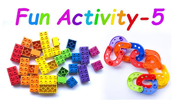 Fine motor skills activity for kids | building blocks | Improves Visual perception activty