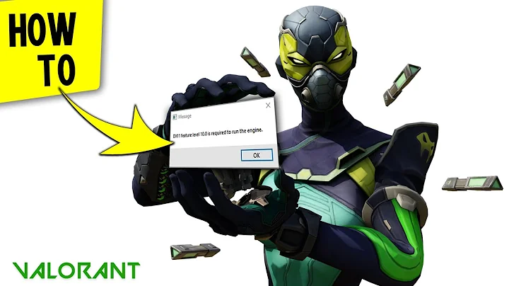 How to probably fix " dx11 feature level 10.0 required " error in #valorant ?
