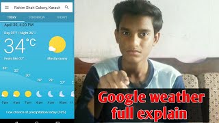 Google weather explain | how to use google weather | google weather detail | google weather screenshot 5