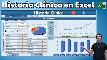 Historia Clínica completa en Excel | R24 | Dieta | Composición corporal | Necesidades energéticas