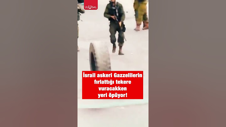 İsrail askeri Gazzelilerin fırlattığı teker karşısında yere düşüyor #shorts #israil #filistin