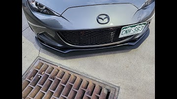 Mazda ND Miata Verus Front Splitter install + Hella Super Horn. Aero upgrades Part 2 how to.