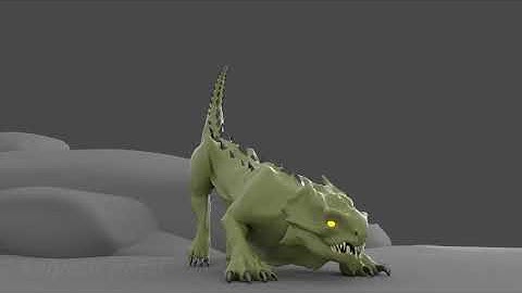 Monster Creature Animation | Animation in Maya