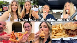 Trying Pizza Hut Big New Yorker Taste Test, Starbucks Cake Pops, Food Trucks + more!