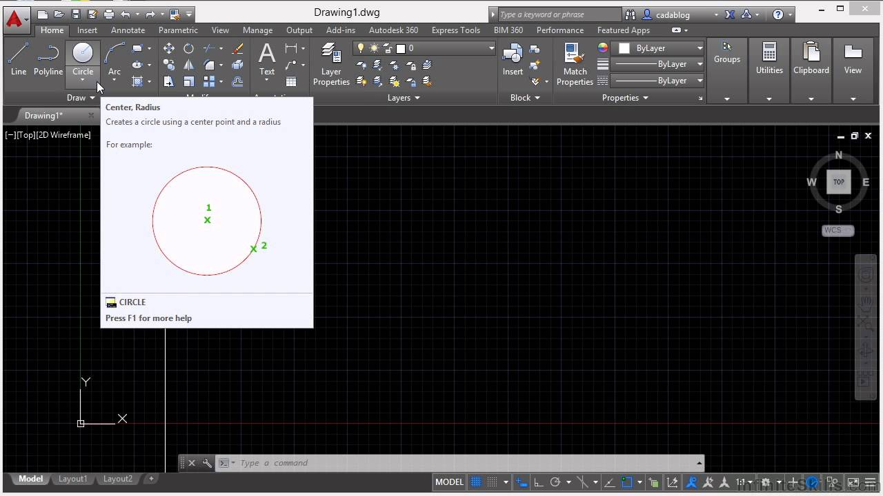 Autodesk AutoCAD 2015 Tutorial Interfacing With The Ribbon YouTube