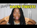 DIY YARN TWISTS on NATURAL HAIR for Beginners | INVISIBLE ROOTS | DiscoveringNatural