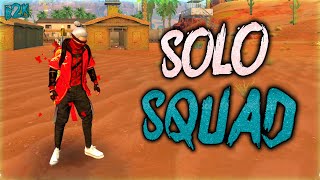 [B2K] INSANE SKILLS SOLO VS SQUAD FREEFIRE