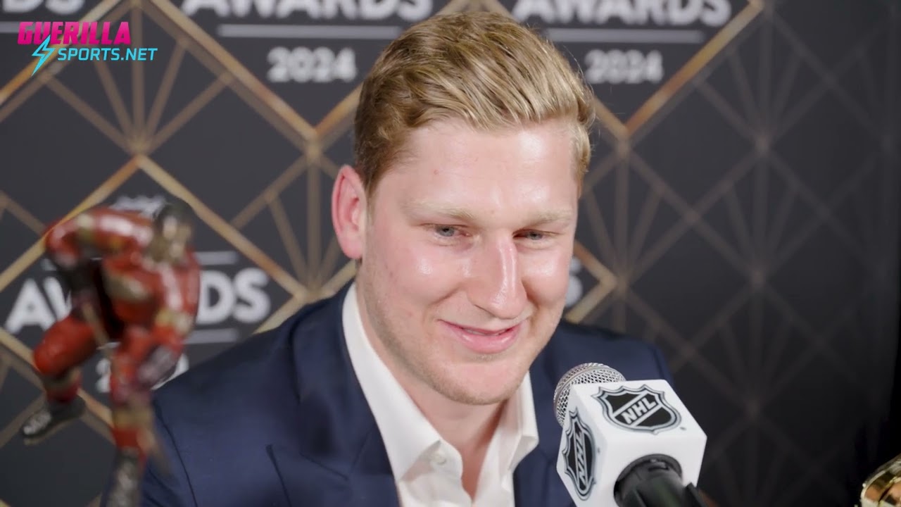 HART TROPHY WINNER! | Nathan MacKinnon Winning Interview | Guerilla Sports